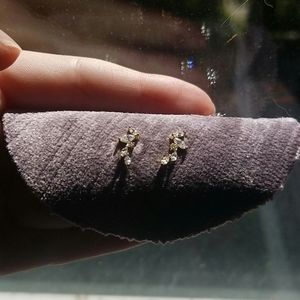 Anthropologie crawler stud earrings